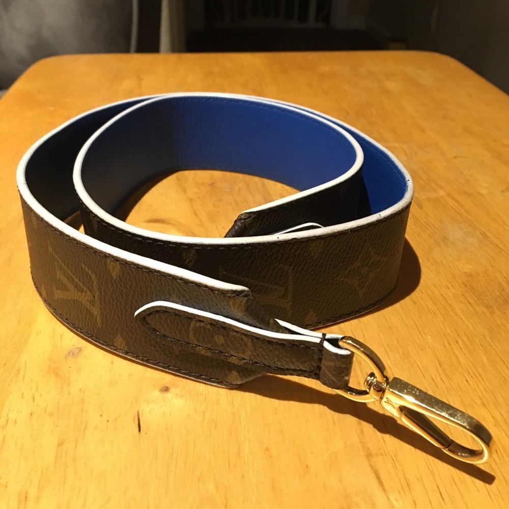 Authentic Louis Vuitton Bandouliere Strap Blue